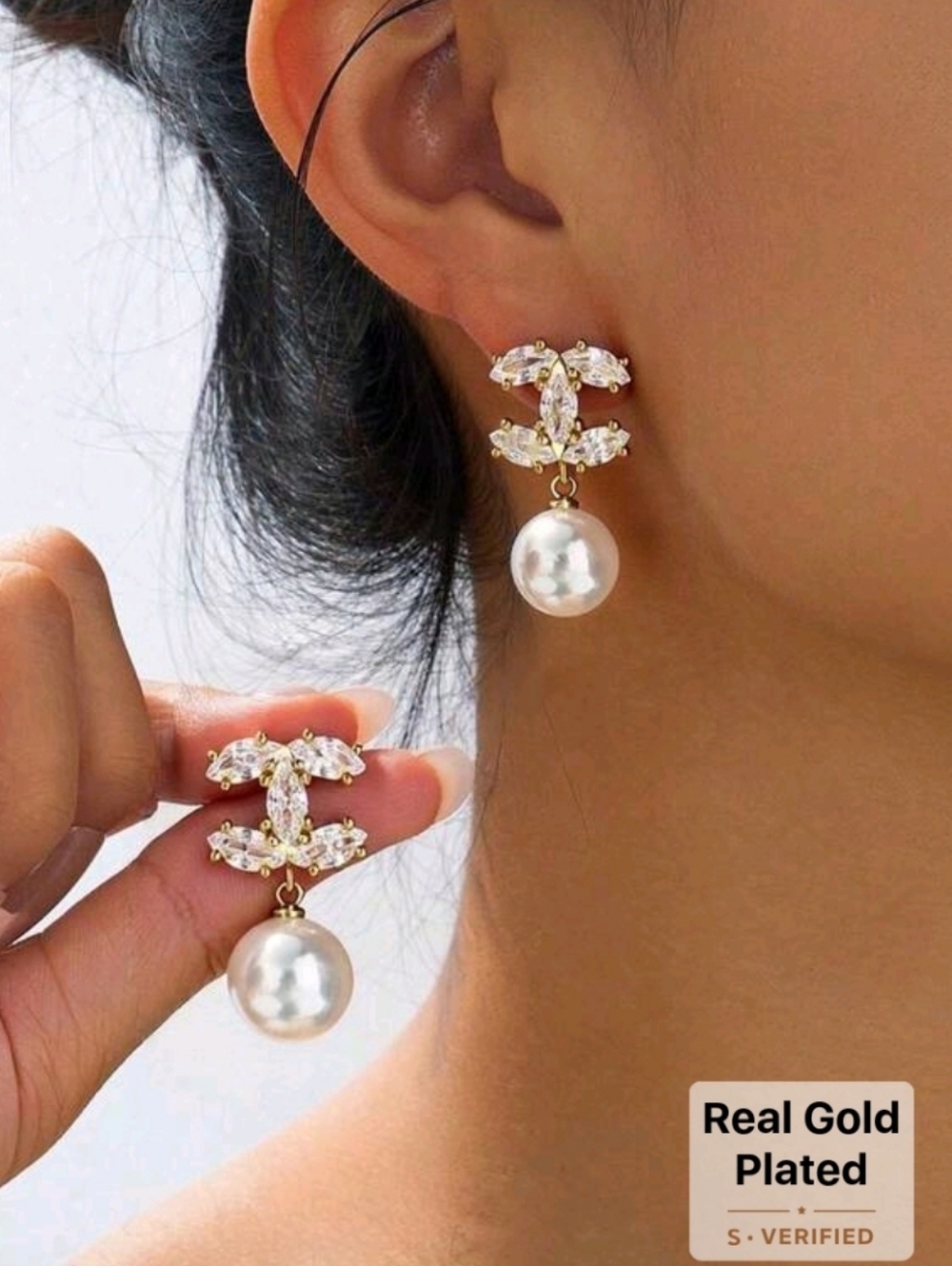 Chanel Style Earrings